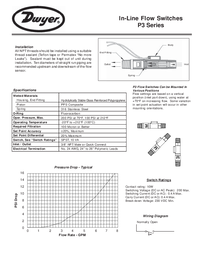 Thumbnail of document Manual - P3 Polypropylene Flow Switch